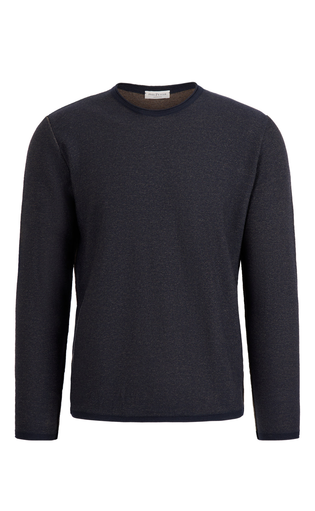 Super soft double-face sweater: merino on the outside, cotton on the inside, relaxed fit