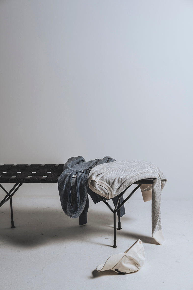 Sweater-style pullover made from lightweight merino bouclé yarn, relaxed fit