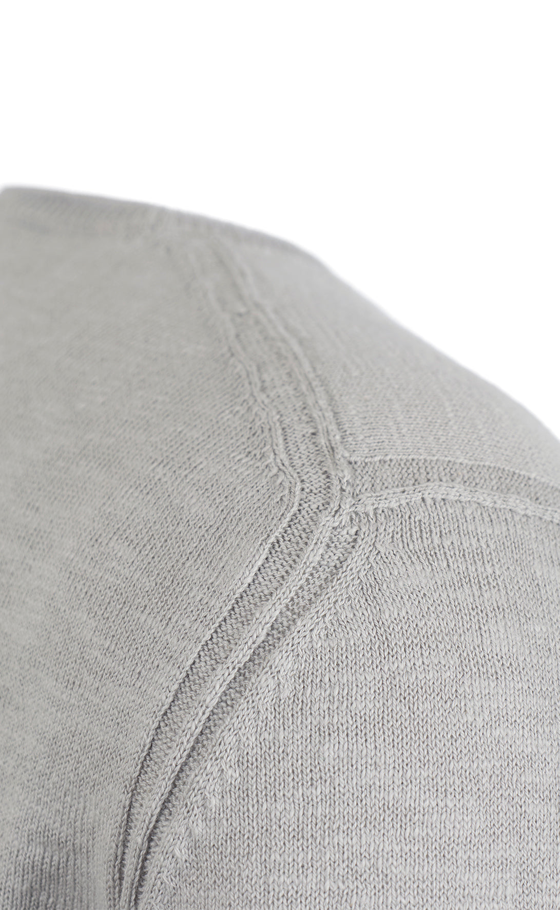 Sweater in soft cotton slub yarn, relaxed fit