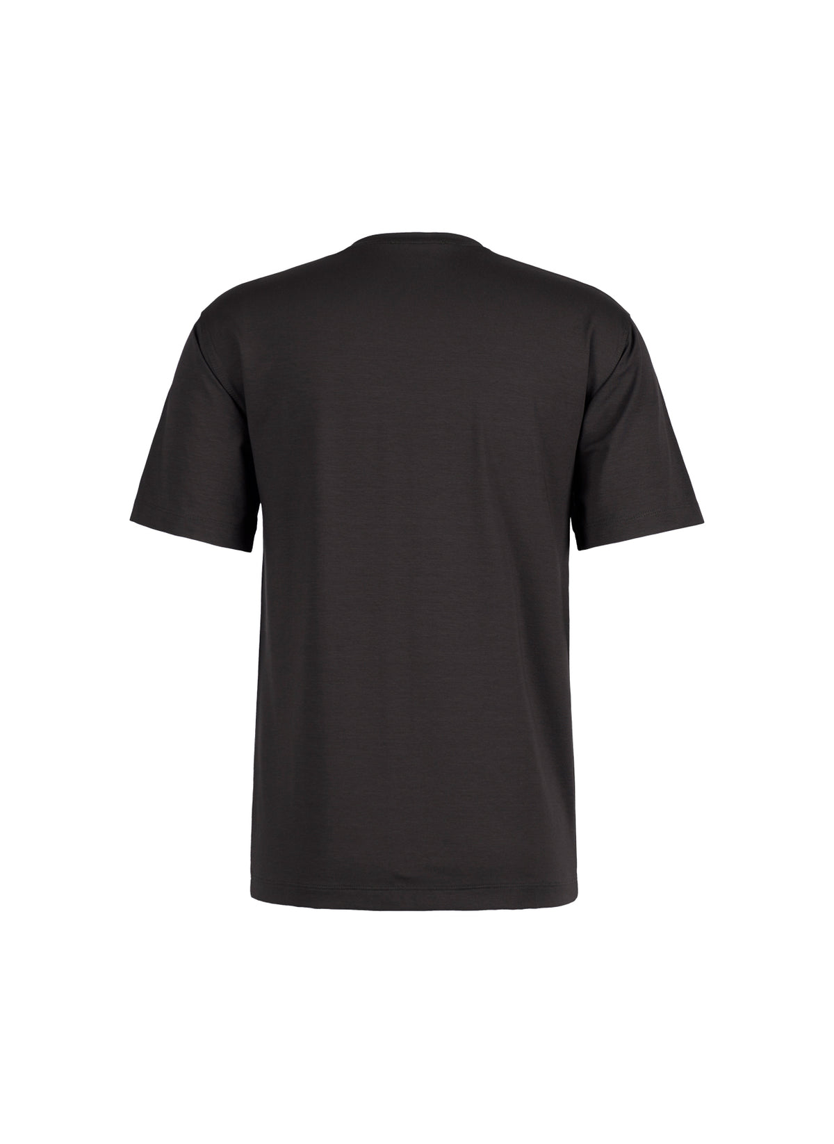 Easy-care premium T-shirt in subtly textured viscose jersey, relaxed fit