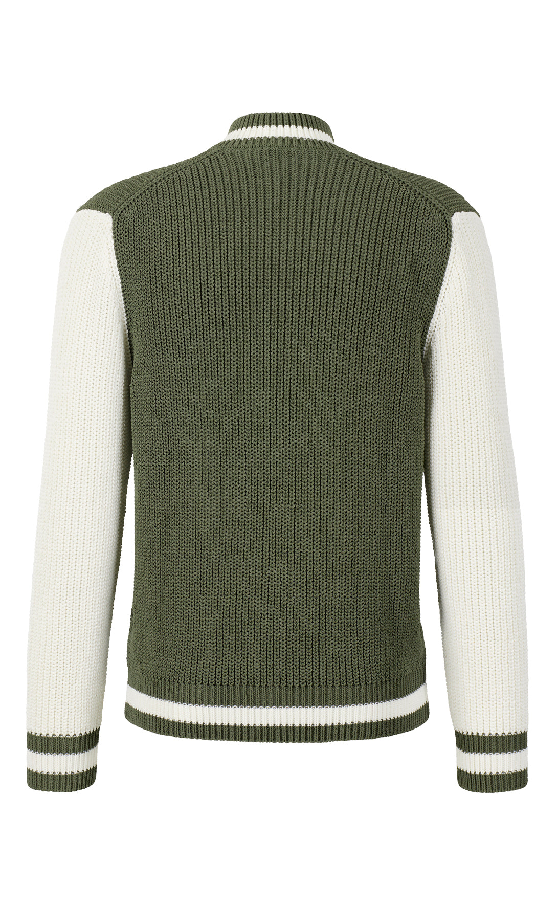 College jacket made of technical cotton effect yarn, regular fit