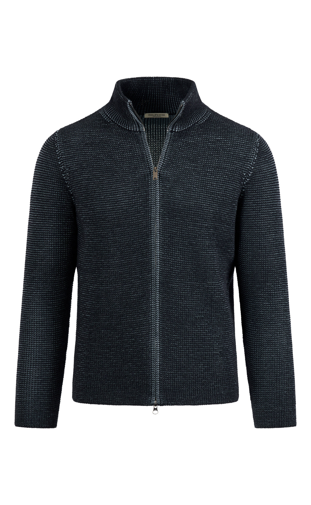 Zip jacket made of >10,000m finest Merino wool, regular fit