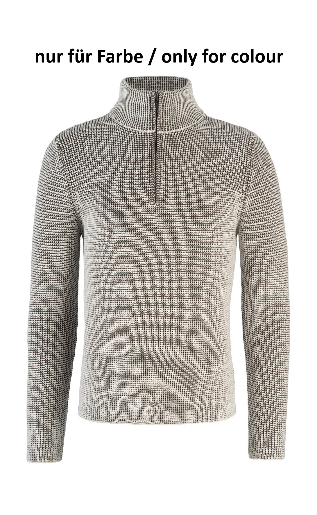 Zip jacket made of >10,000m finest Merino wool, regular fit