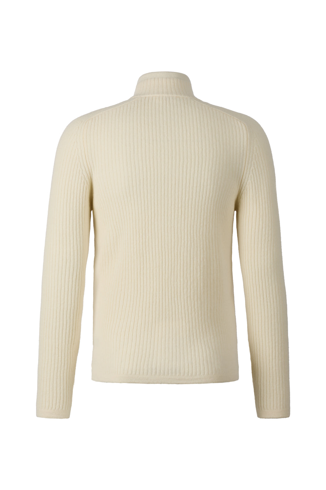 Zip-up jacket in a ribbed knit made from super-soft lambswool, regular fit
