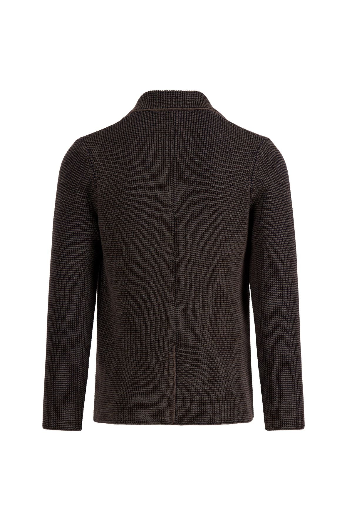 Knitted jacket made of >10,000m finest Merino wool, regular fit