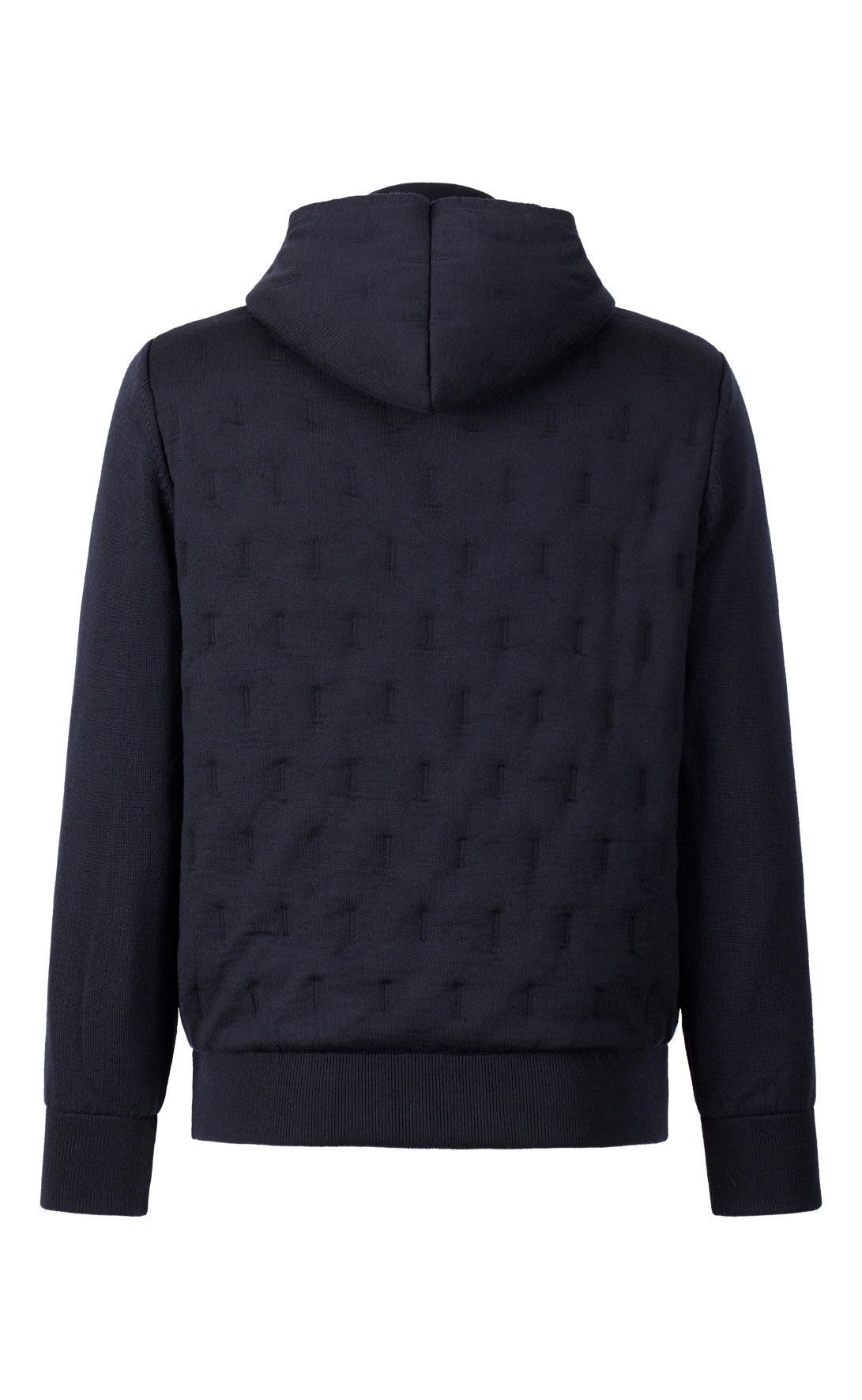 Premium outdoor knit cardigan in a quilted look made from the finest merino wool, relaxed fit