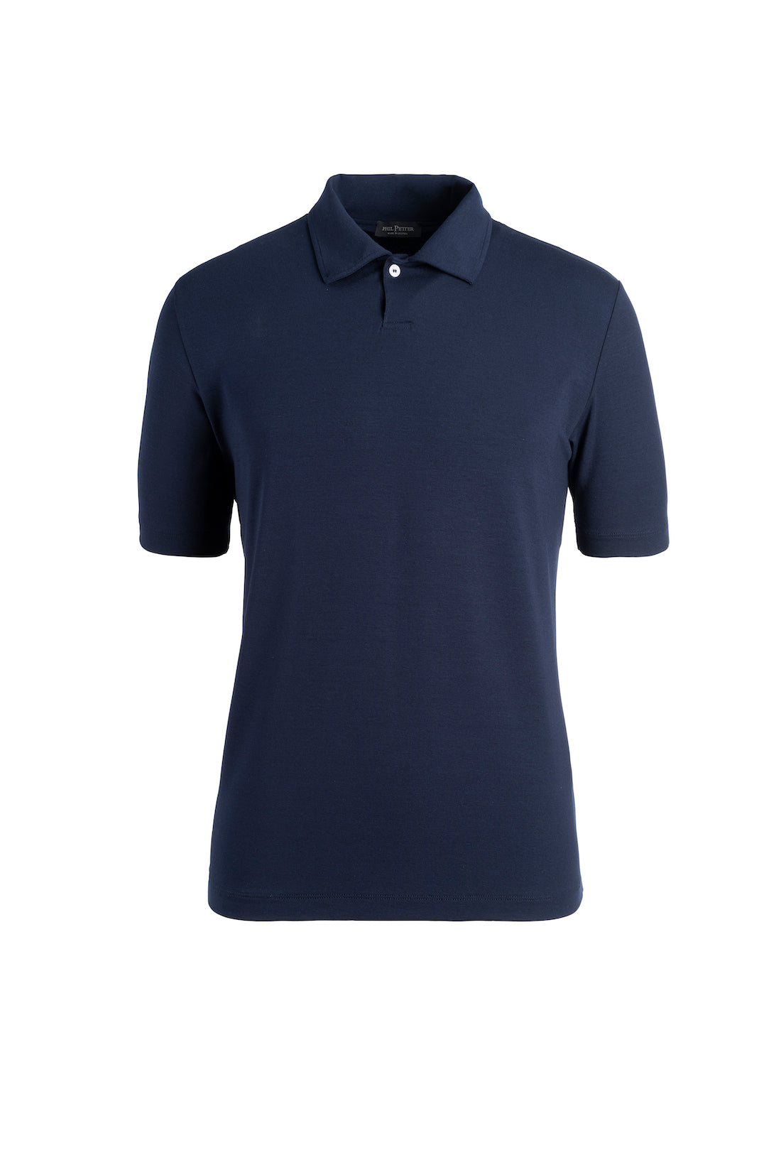 Polo shirt made of premium viscose jersey, 1-button