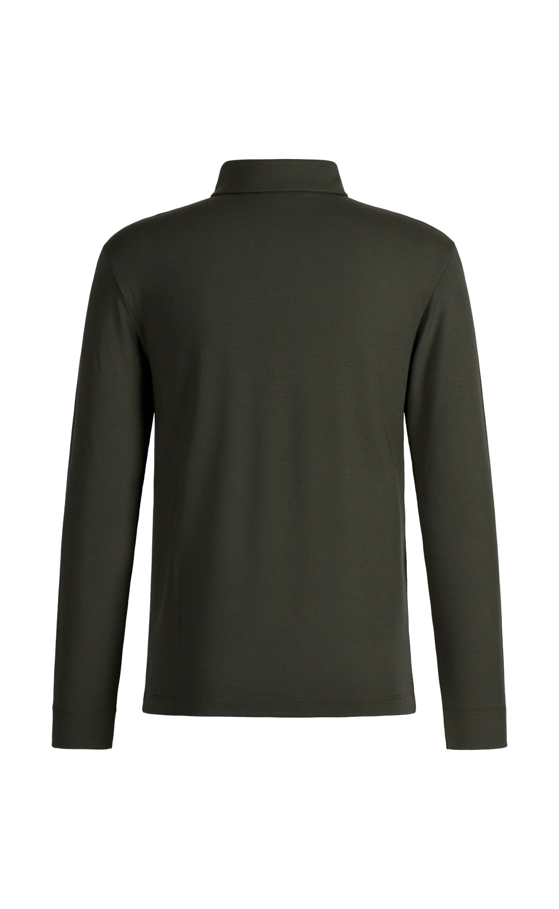 Long-sleeved polo made of viscose premium jersey