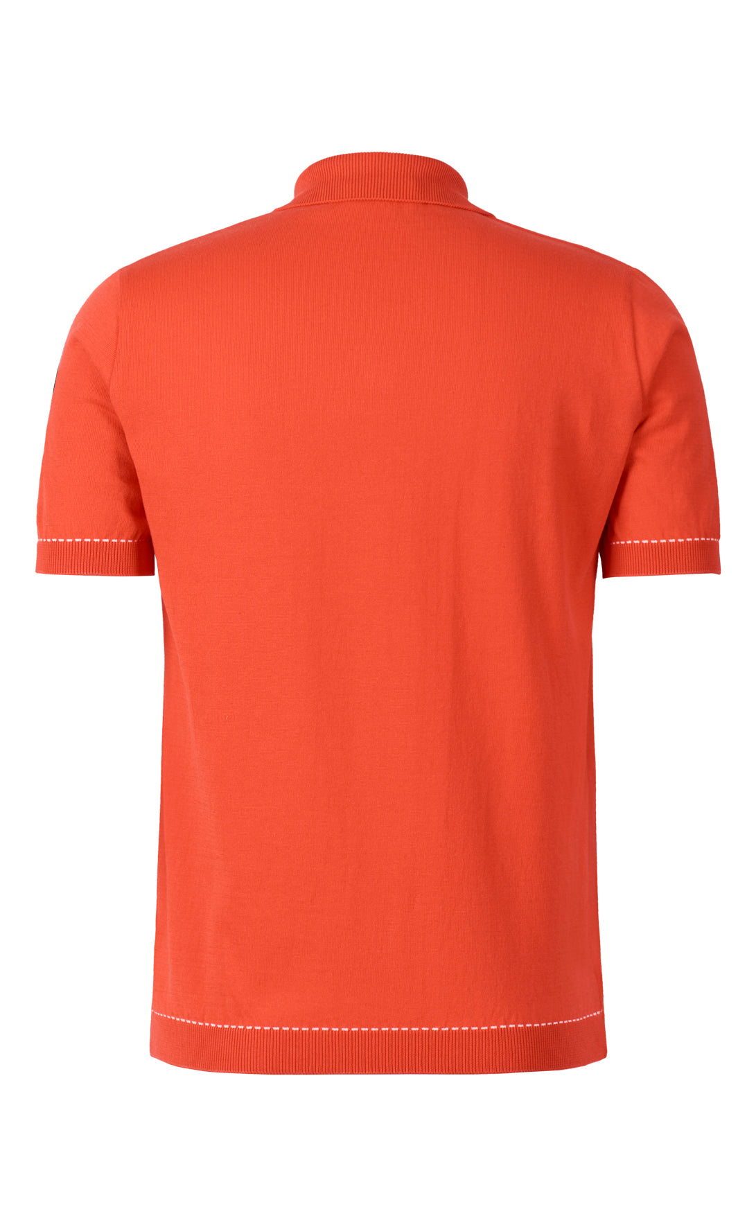Buttonless polo shirt made from the finest cotton, relaxed fit