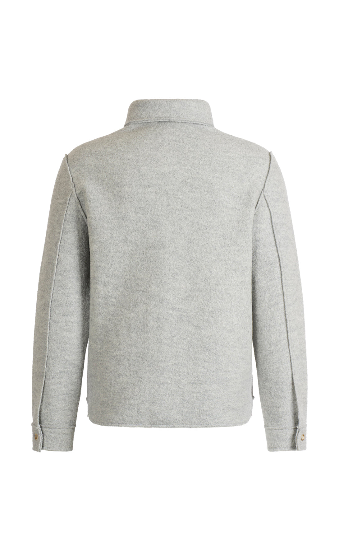 overshirt made of merino wool