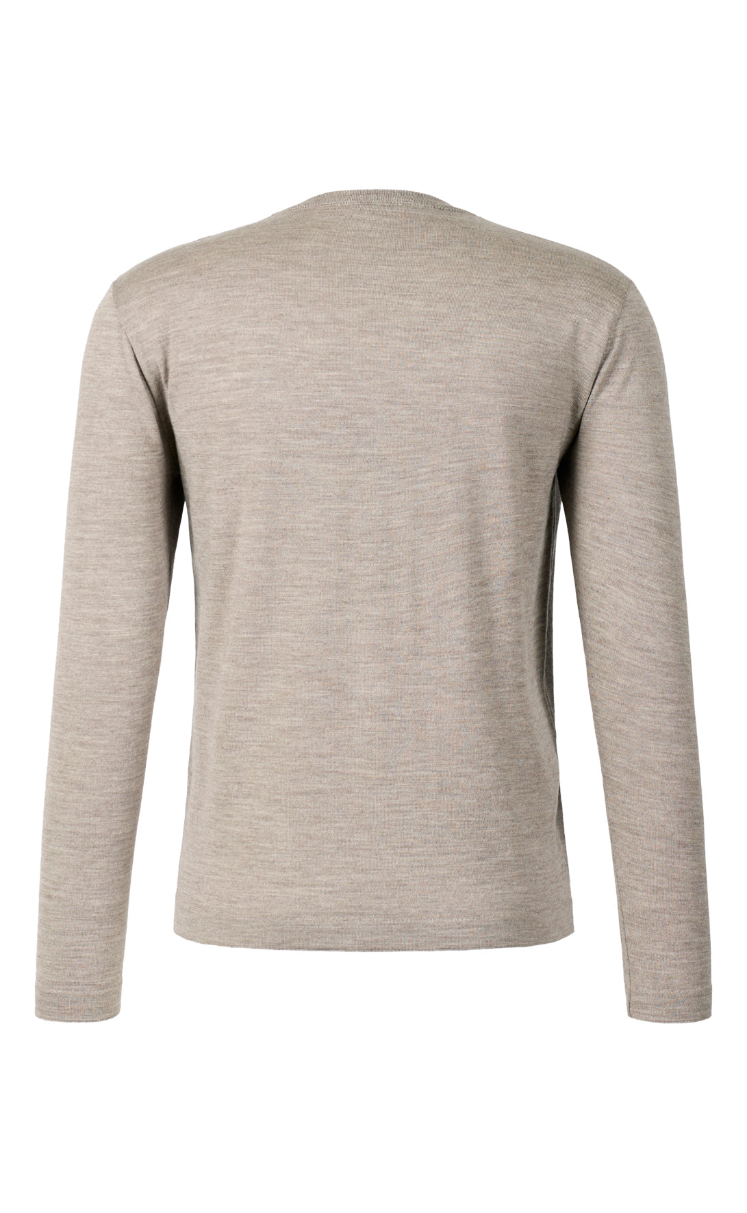 V-neck sweater made of extra-fine Merino silk, regular fit
