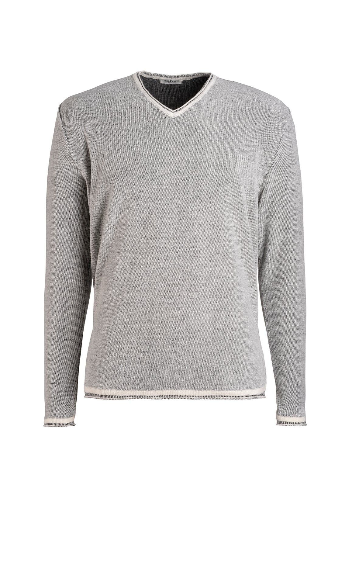 Merino wool V-neck sweater