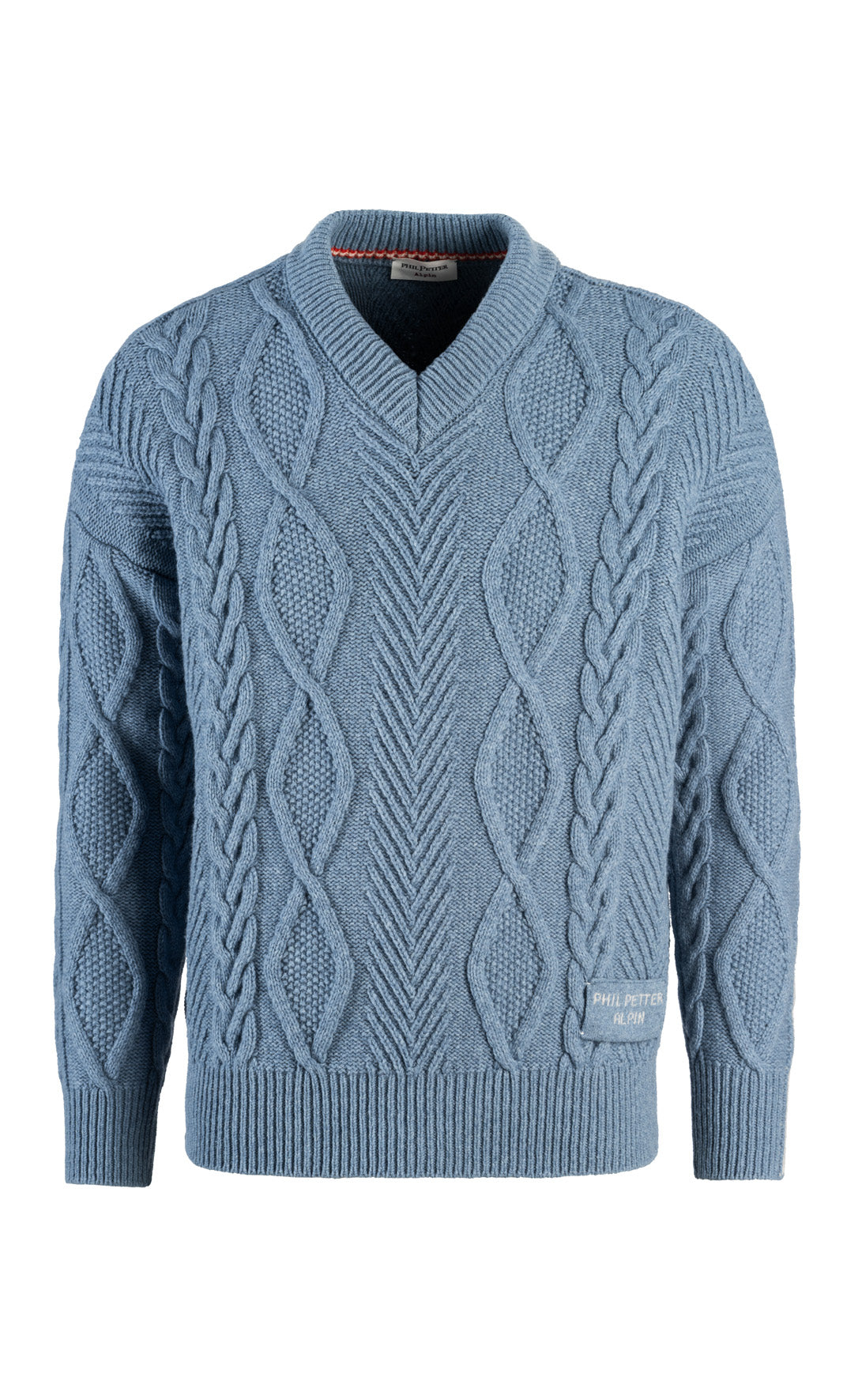 V-neck sweater made of super soft lambswool