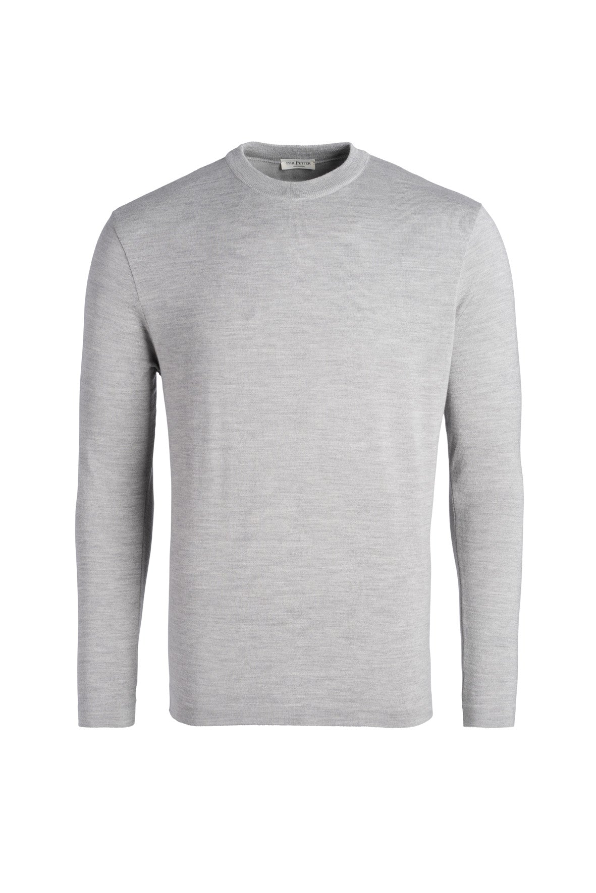 round neck sweater merino silk