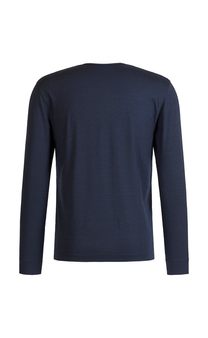 Easy-care and ultra-comfortable: long-sleeve shirt in Premium Jersey LIGHT, regular fit