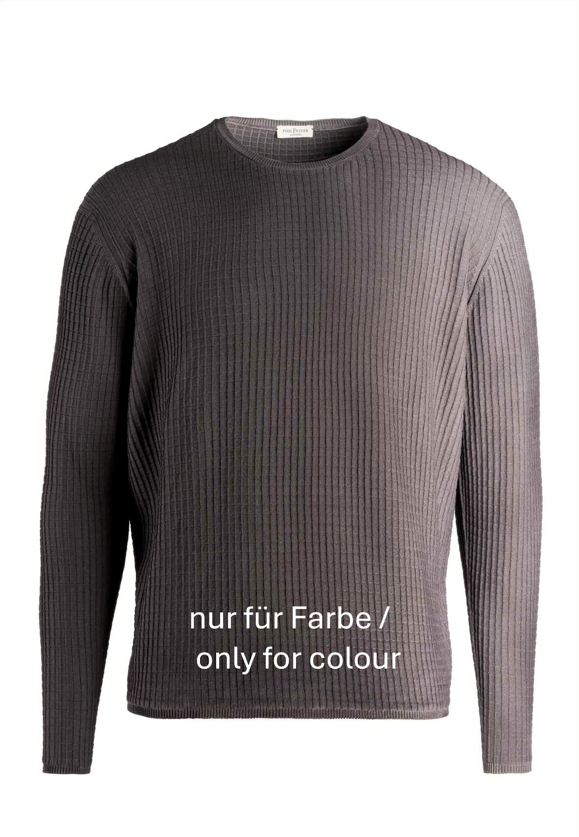 Unique: seamless T-shirt in 3D knit made of the finest cotton, relaxed fit
