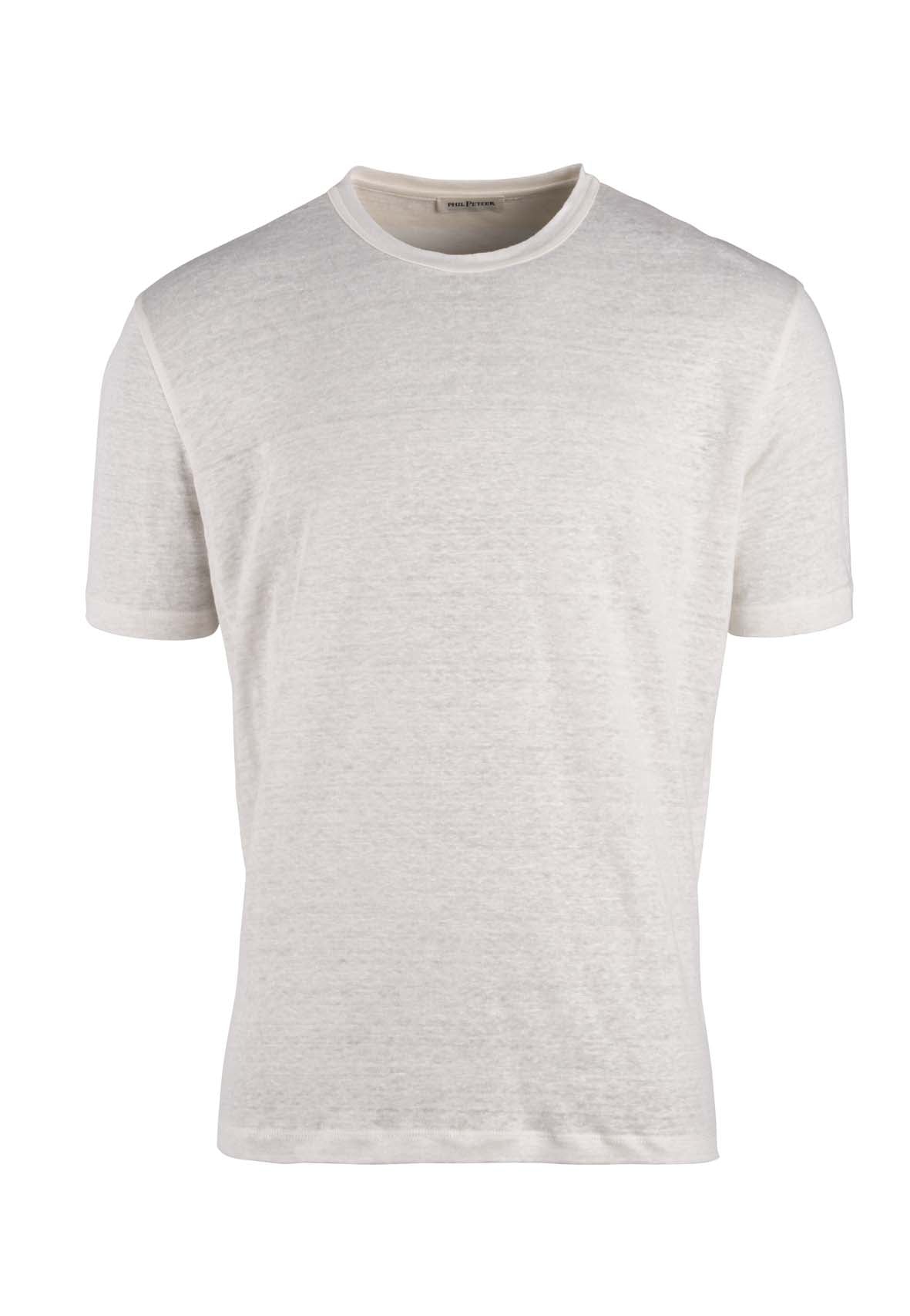 T-shirt made of pure linen jersey