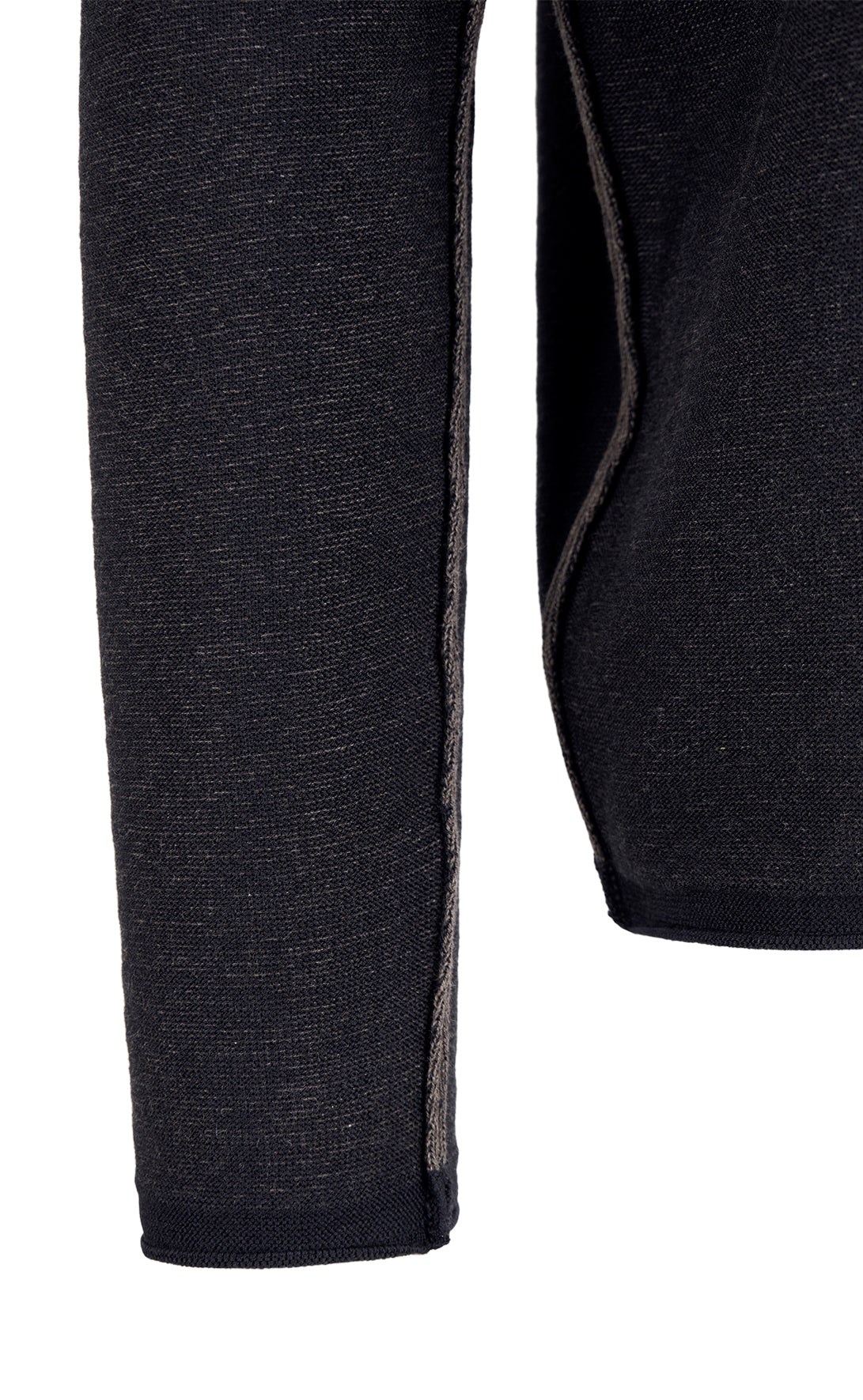 Super soft double-face sweater: merino on the outside, cotton on the inside, relaxed fit