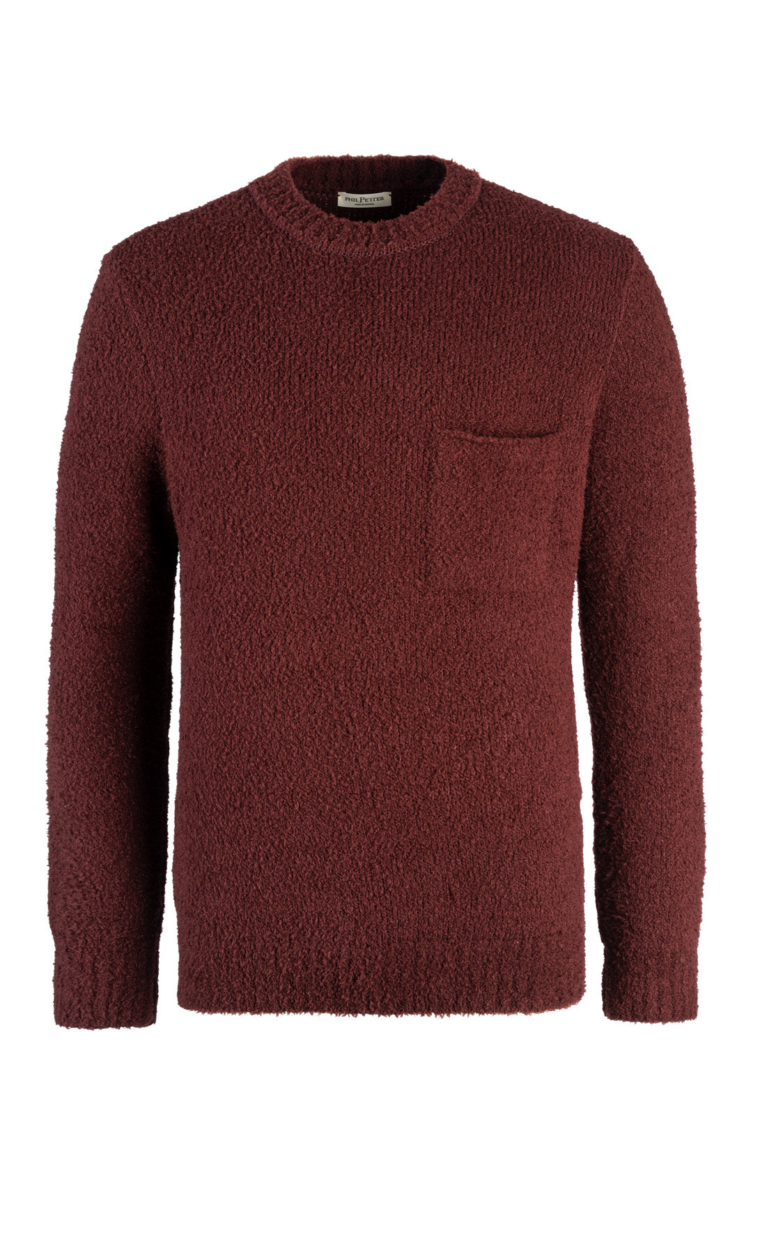 Sweater in fake fur look made from soft, mulesing-free merino wool