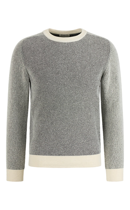 Pullover aus leichtem Baumwoll-Bouclé, Relaxed Fit