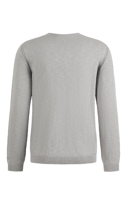 Pullover aus weichem Baumwoll Flammengarn, Relaxed Fit