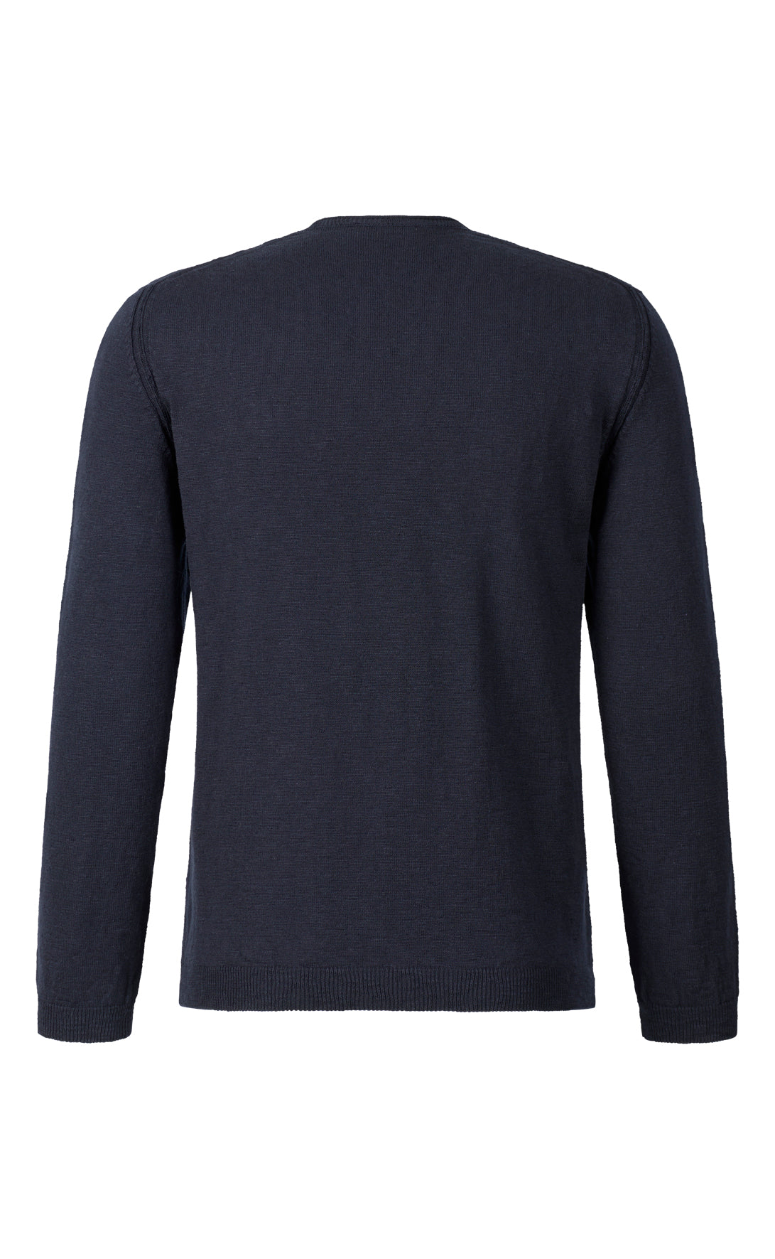 Sweater in soft cotton slub yarn, relaxed fit