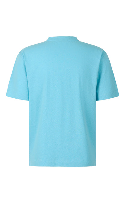 T-shirt in a cooling cotton-linen blend, relaxed fit