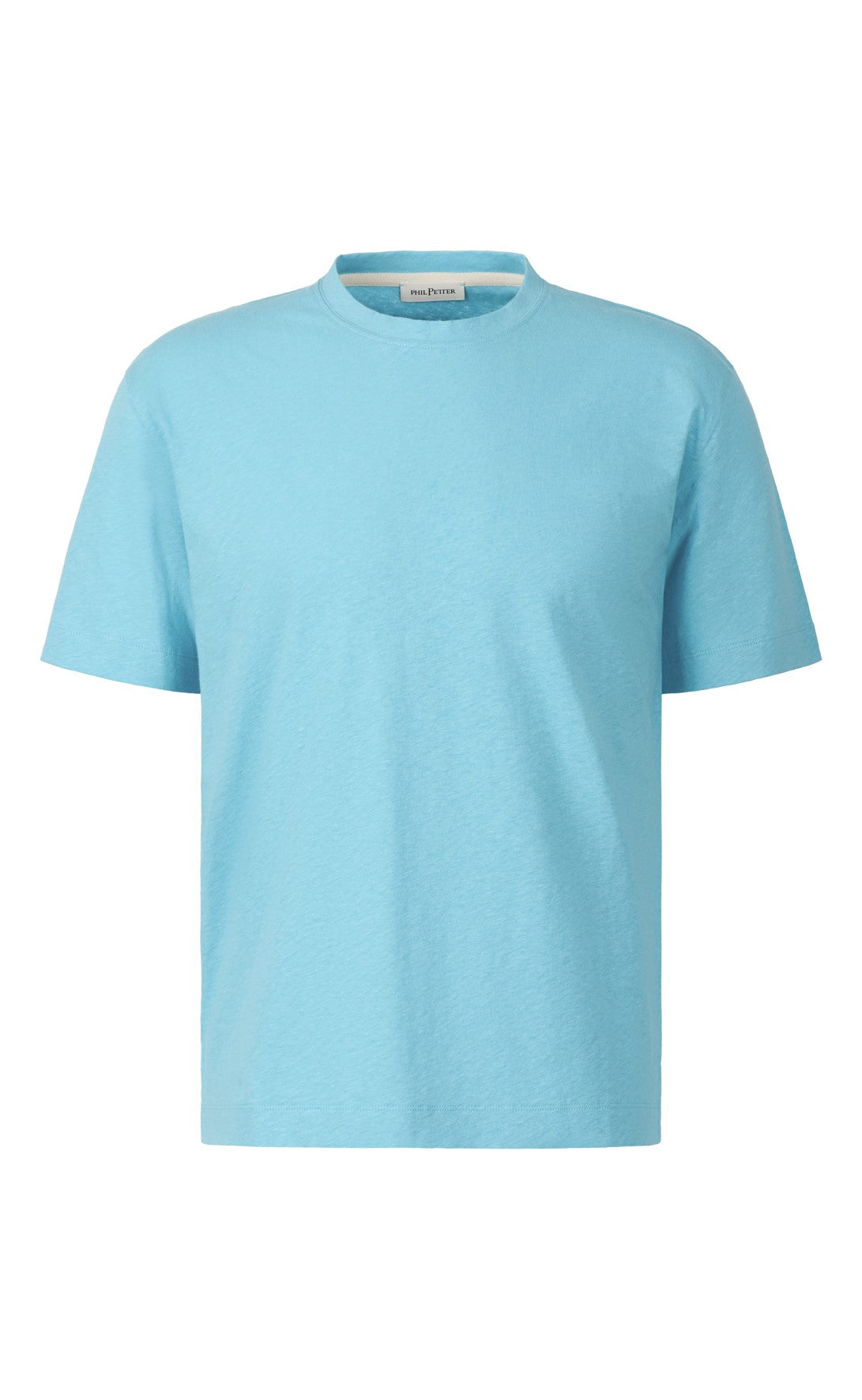 T-shirt in a cooling cotton-linen blend, relaxed fit