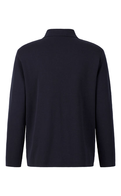 Milano knit overshirt made of finest cotton, relaxed fit