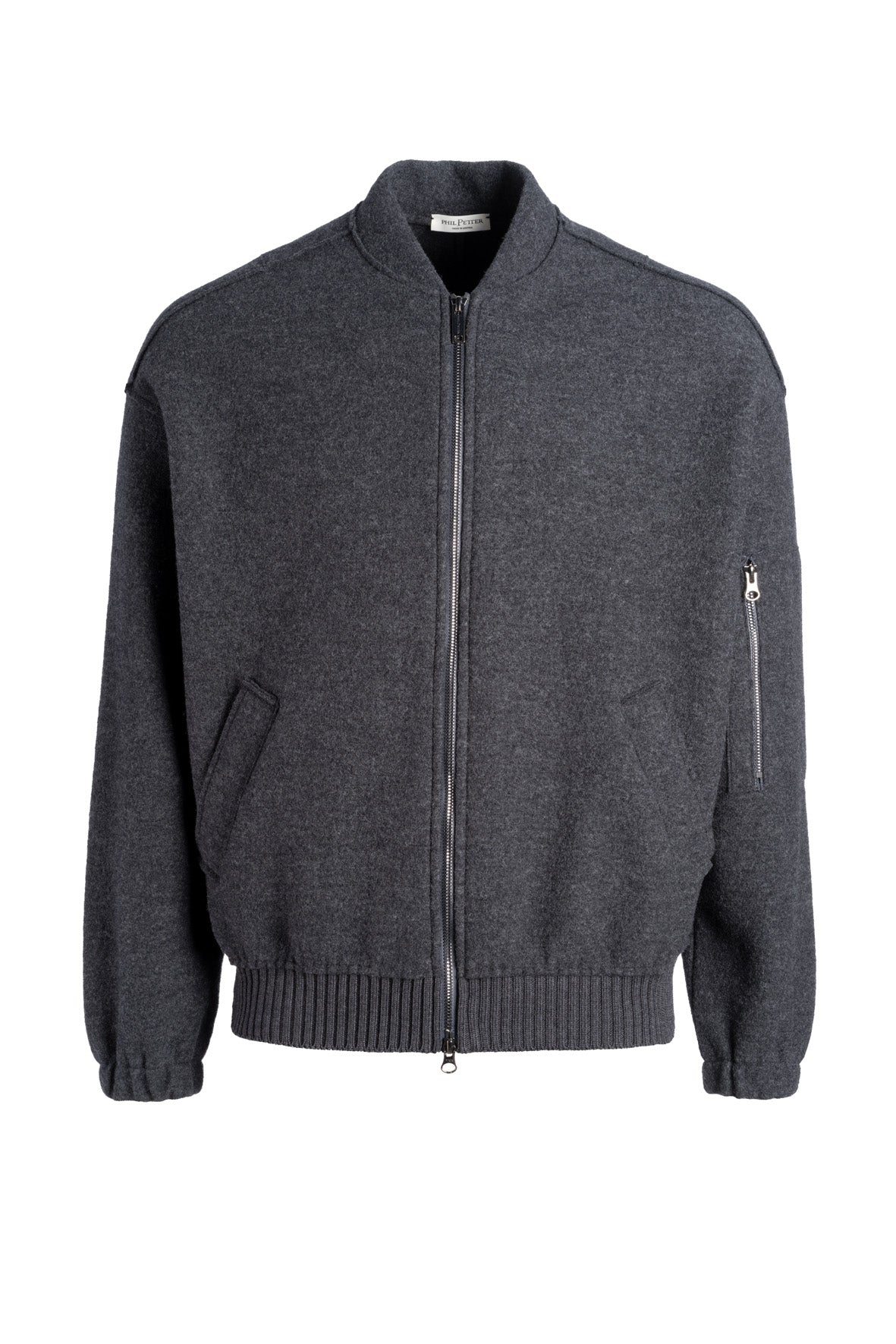 bomber jacket made of fine Merino wool