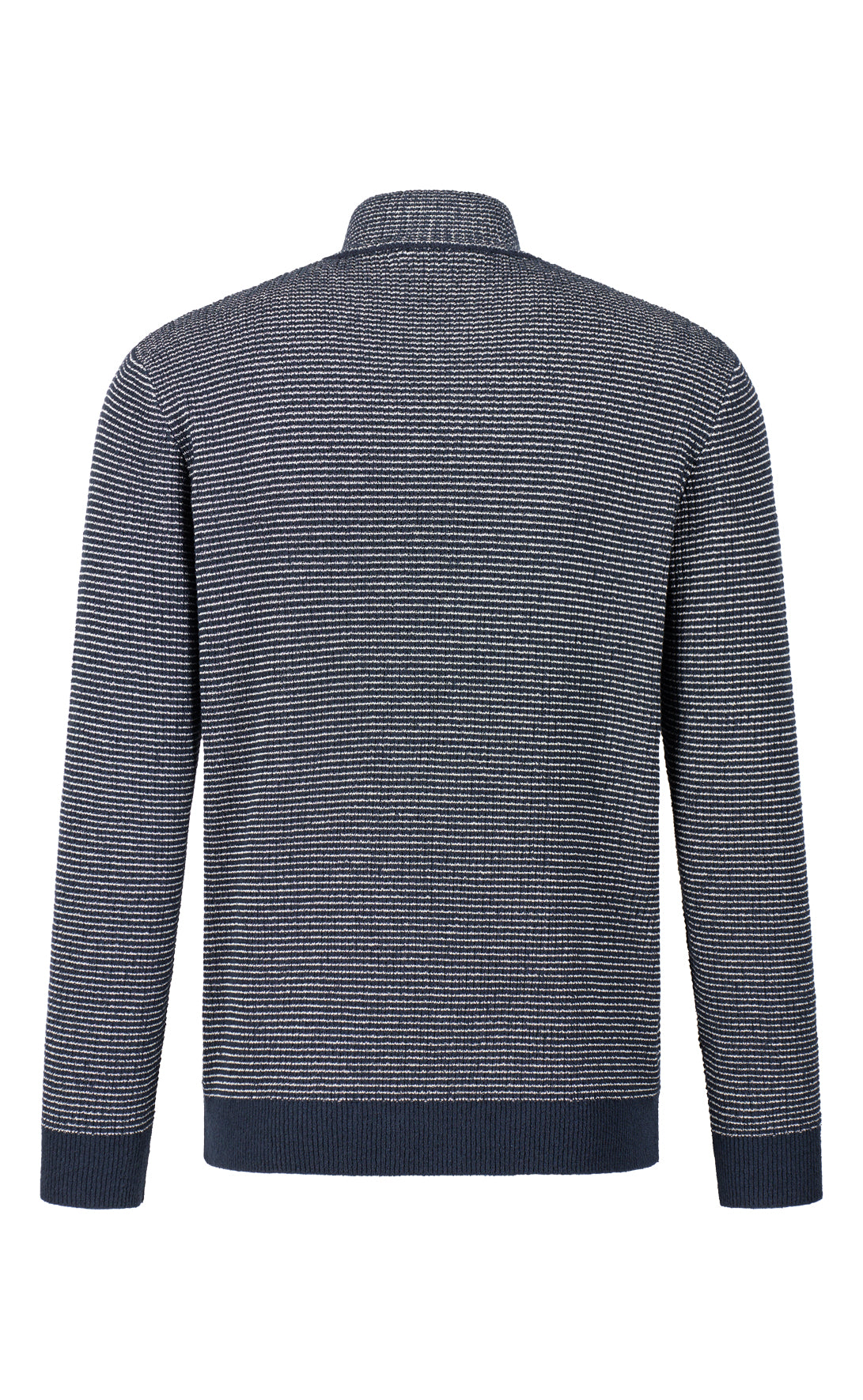 Zip jacket made of cotton bouclé and cooling cotton