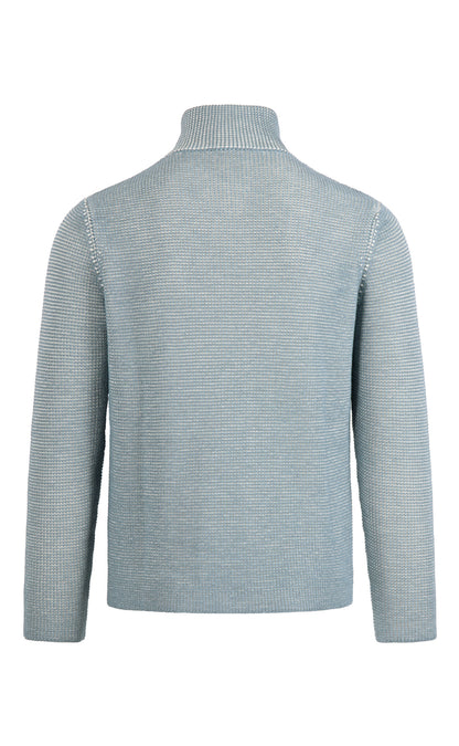 Zip jacket made of &amp;gt;10,000m finest Merino wool, regular fit