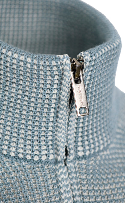 Zip jacket made of &amp;gt;10,000m finest Merino wool, regular fit