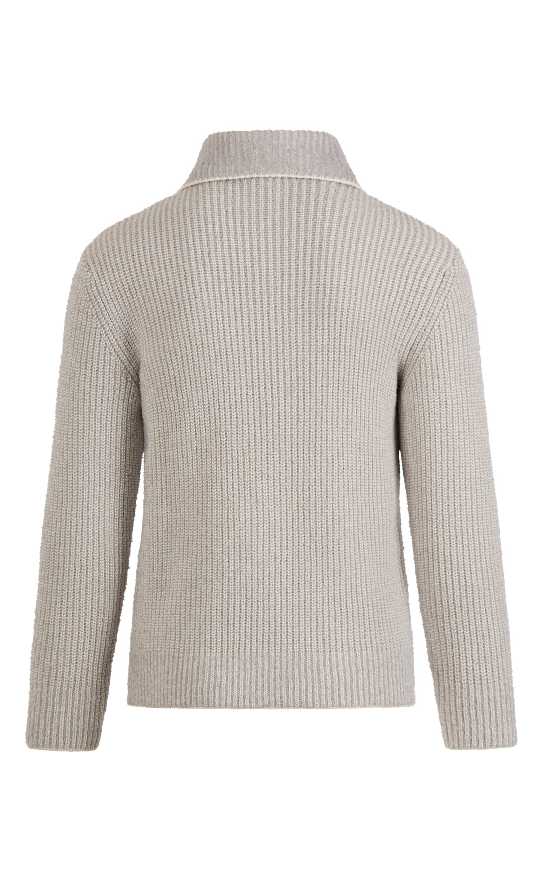 Zip jacket in 2-color pearl-catching structure made of merino wool, relaxed fit