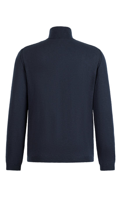 Zippjacke aus weichem Baumwoll Flammengarn, Relaxed Fit