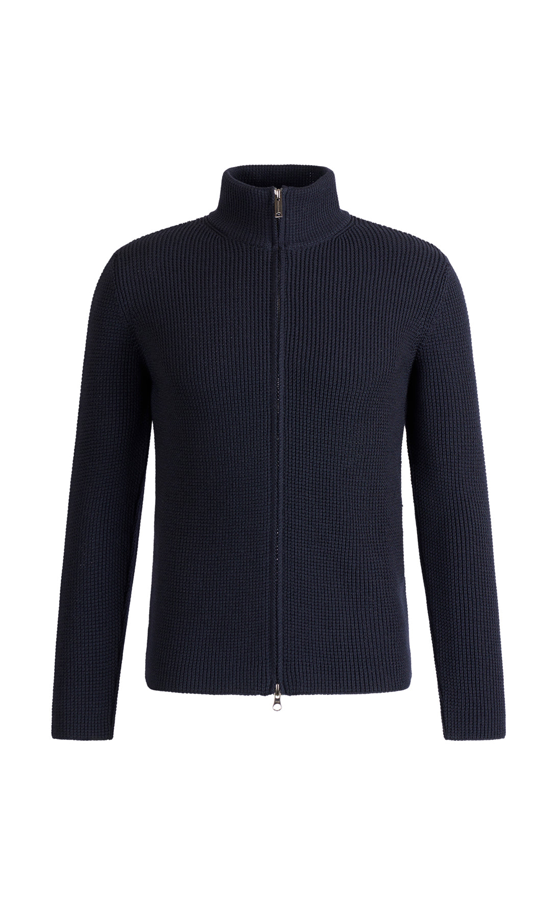 Zippjacke aus 10.000 Meter feinster Merinowolle, regular fit