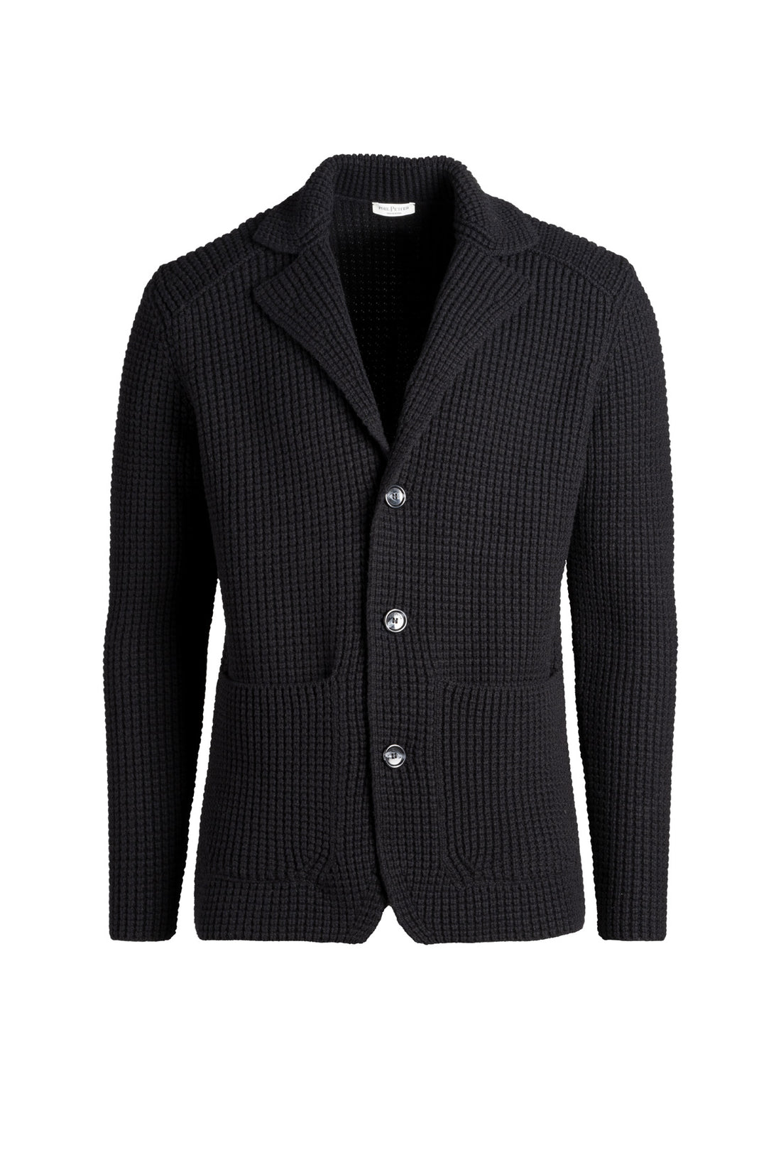 knitted jacket made of cashmere-merino blend