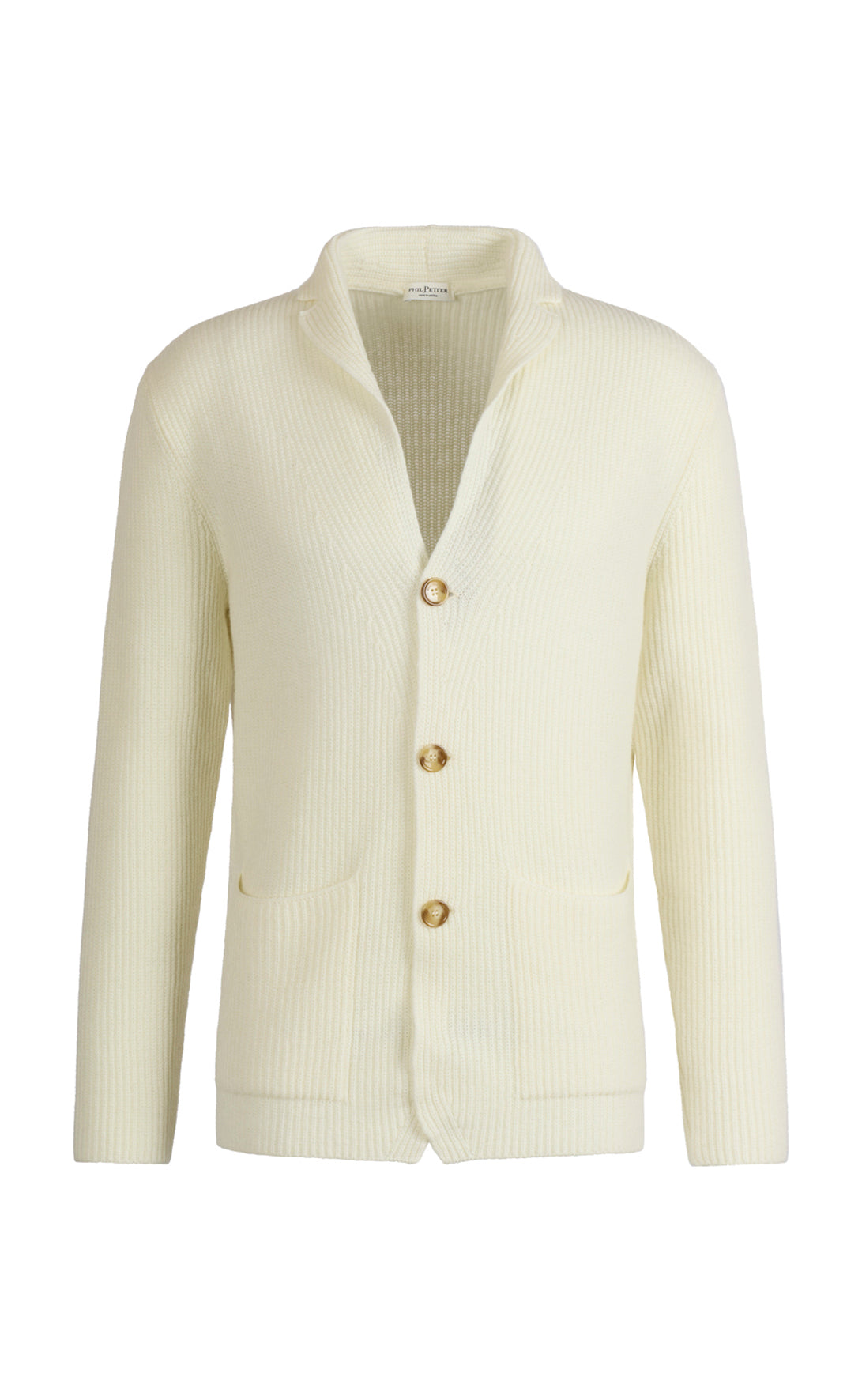 knitted jacket made of cashmere-merino blend