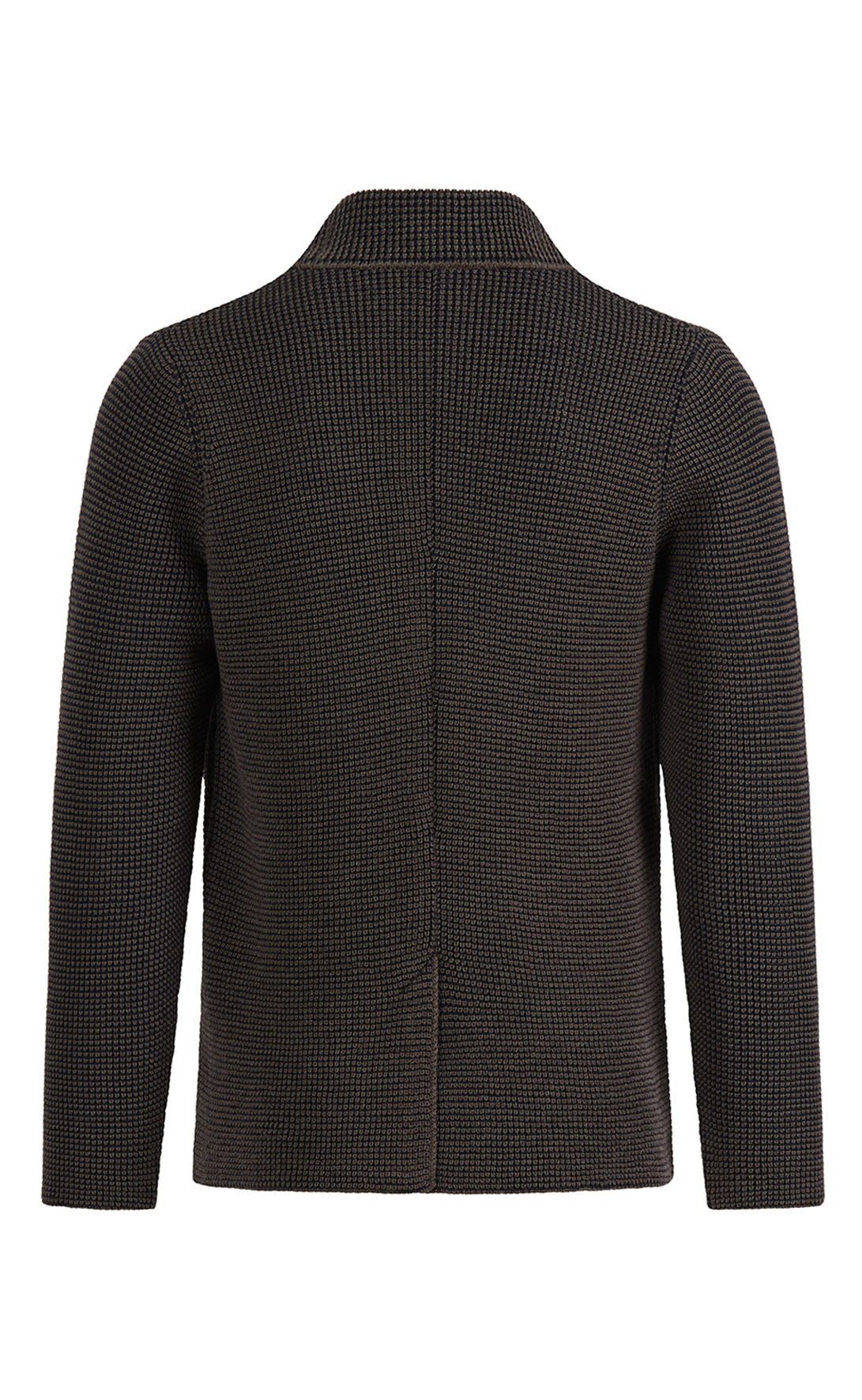 Knitted jacket made of &amp;gt;10,000m finest Merino wool, regular fit