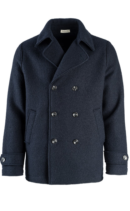 Cabanjacke aus 100% gewalkter Merinowolle,  relaxed fit