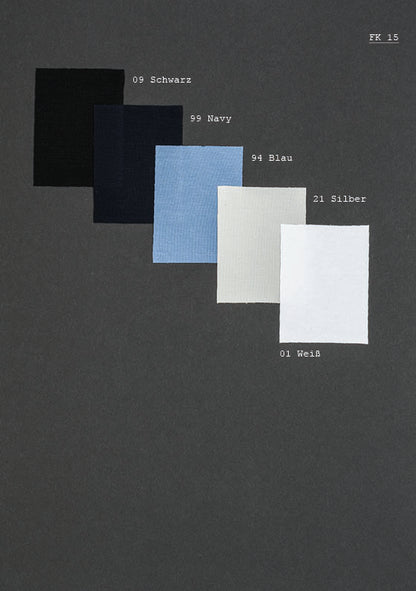 Polo shirt made of premium jersey, short sleeve, with button placket