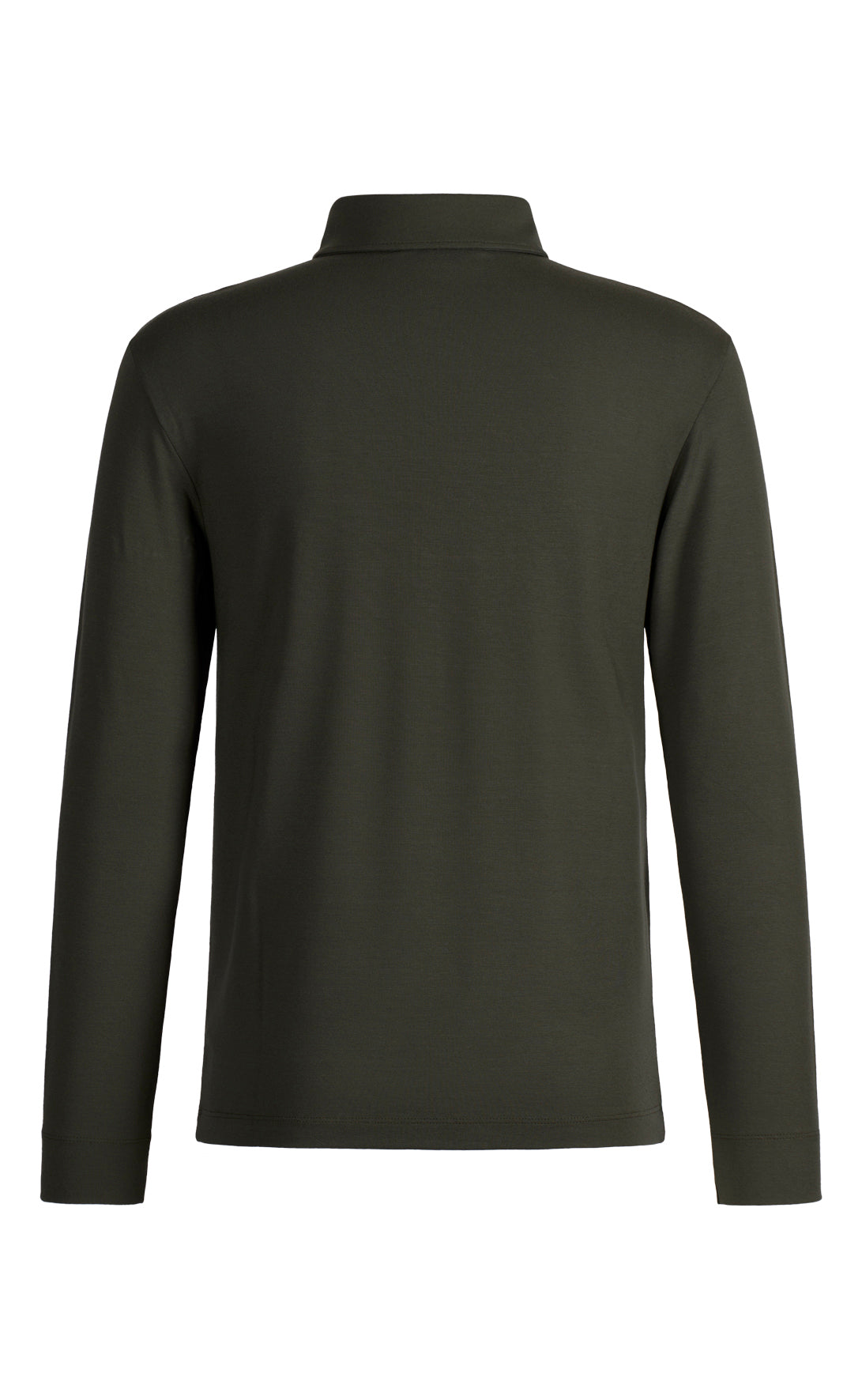 Long-sleeved polo made of viscose premium jersey