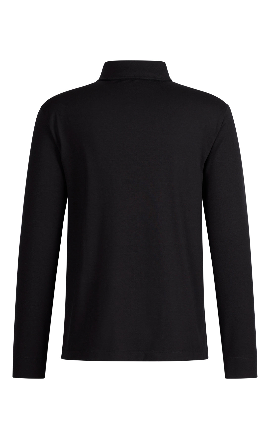Long-sleeved polo made of viscose premium jersey