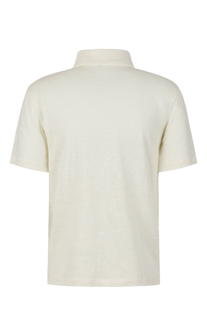 polo shirt made of fine linen jersey