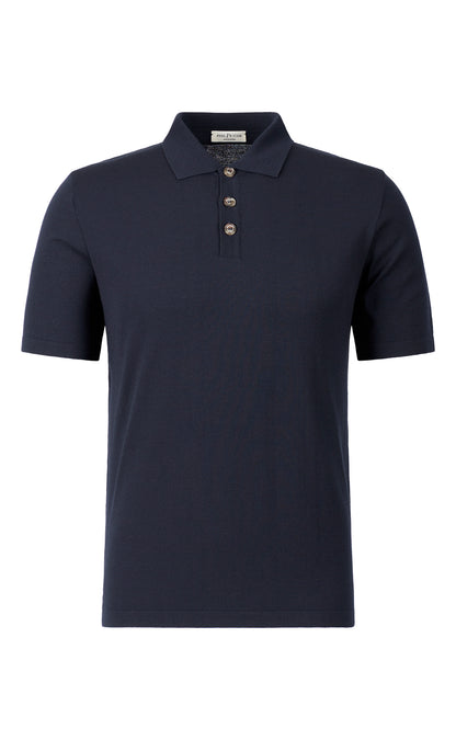 Granulated viscose polo with natural elasticity