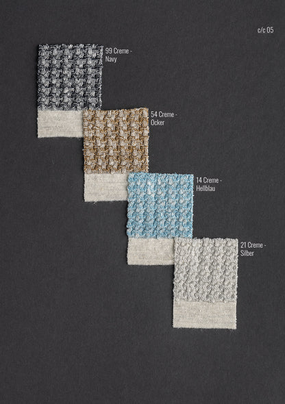 Polo aus Leinen-Baumwoll-Strick, normale Passform