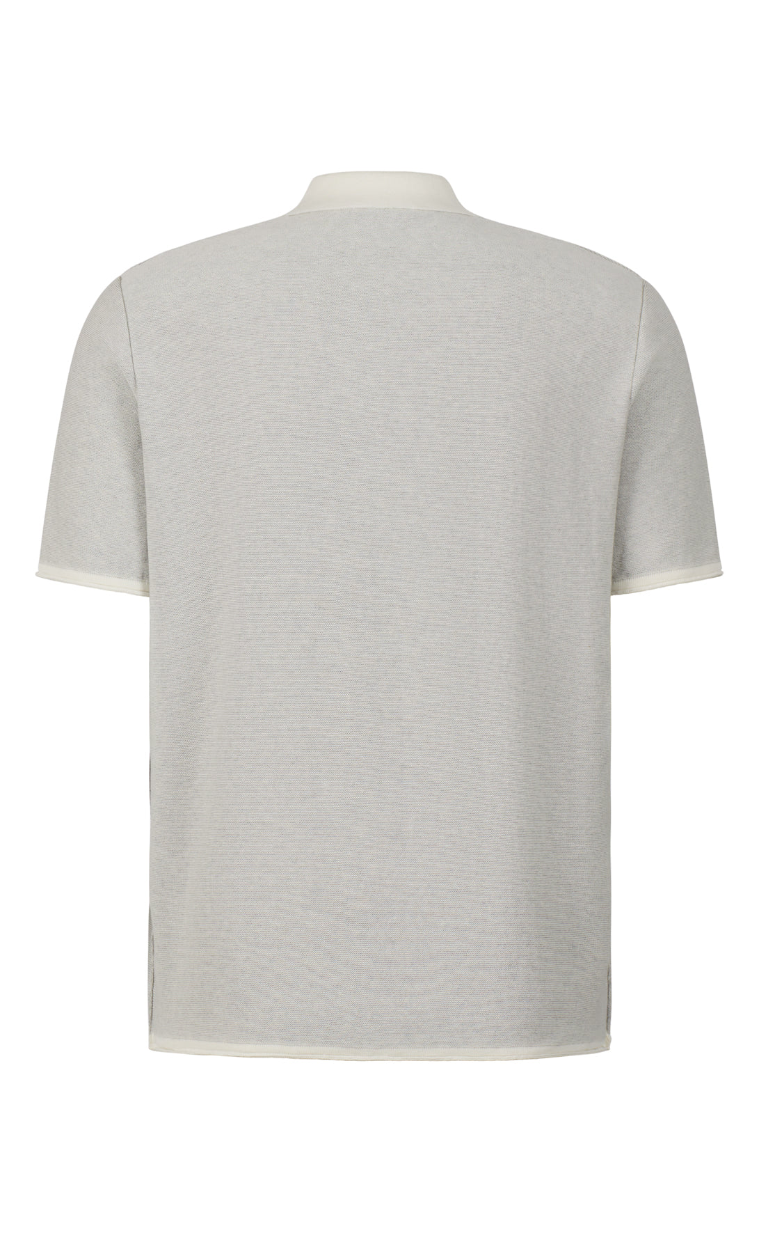 Supersoft knitted polo shirt made of the finest cotton, double-faced, relaxed fit