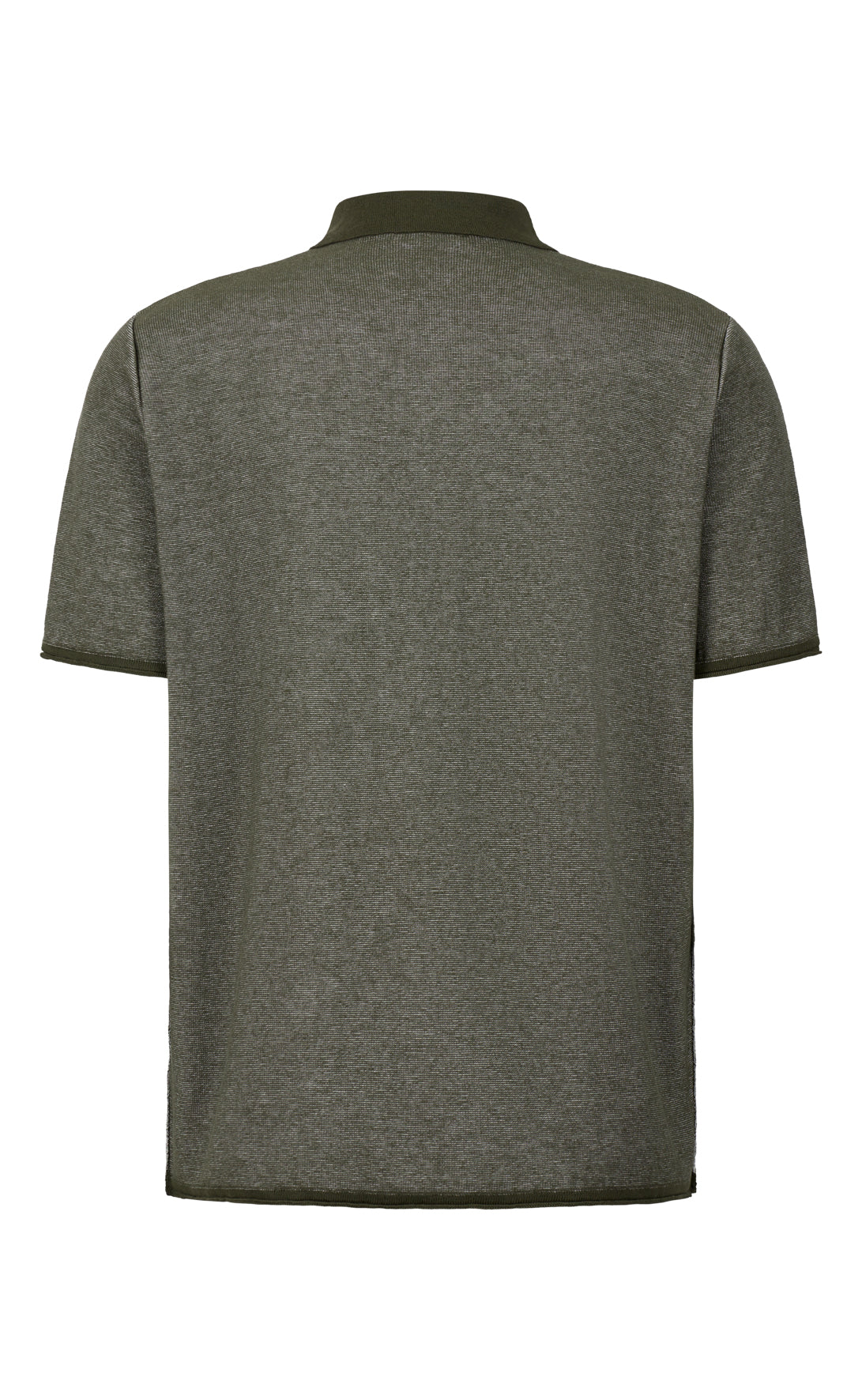 Supersoft knitted polo shirt made of the finest cotton, double-faced, relaxed fit