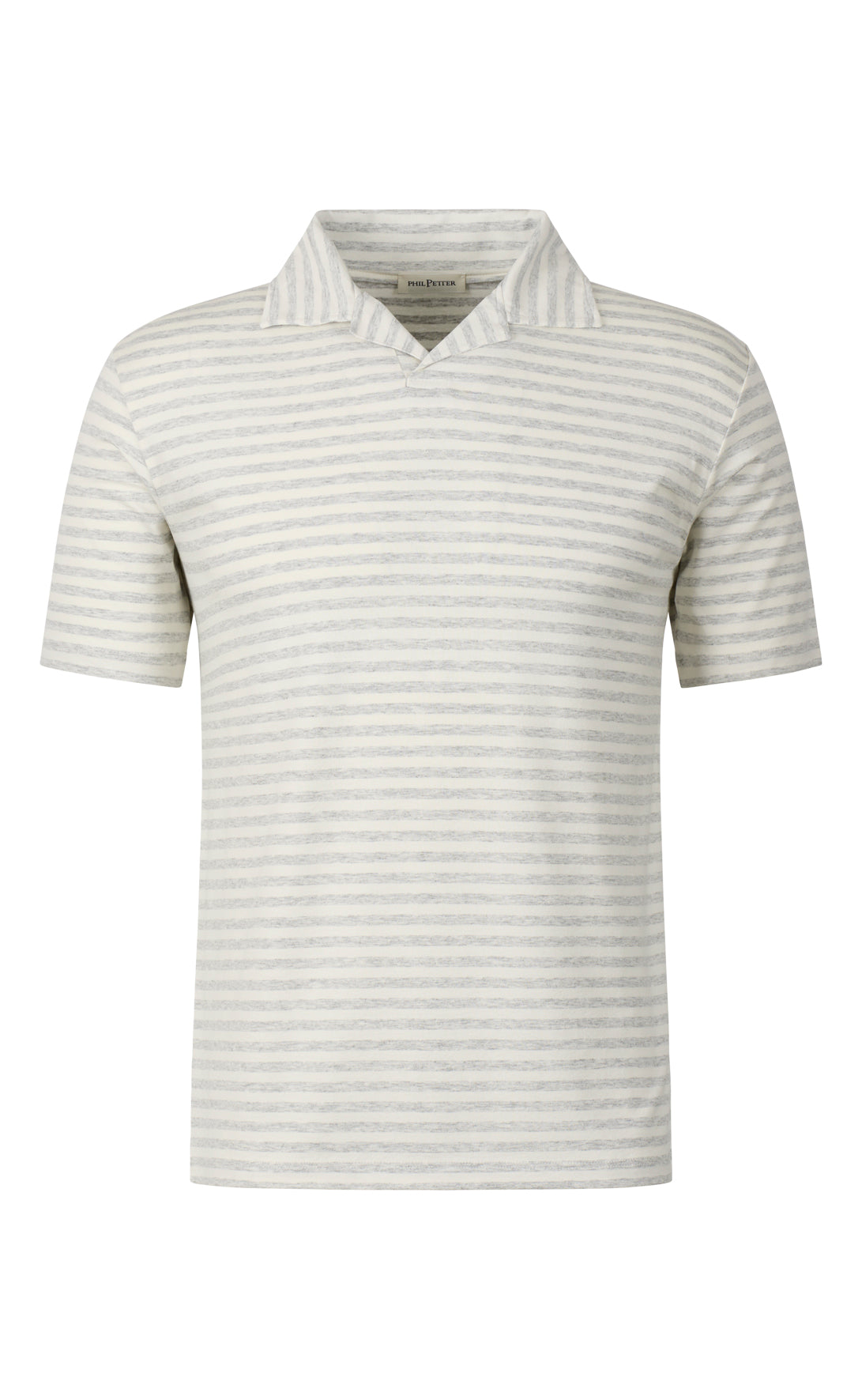 Polo shirt in lightweight, crêpey viscose jersey, relaxed fit