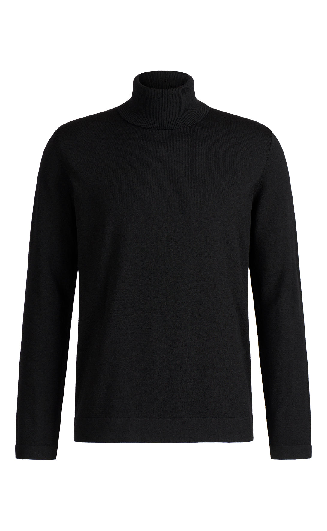 Super comfortable turtleneck sweater made of merino wool with functional stretch, regular fit